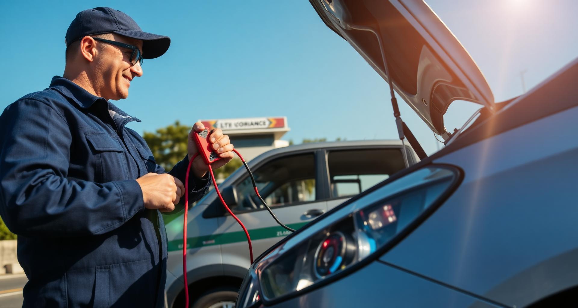 İstanbul'da yolda kalan araca oto elektrik yol yardımı
